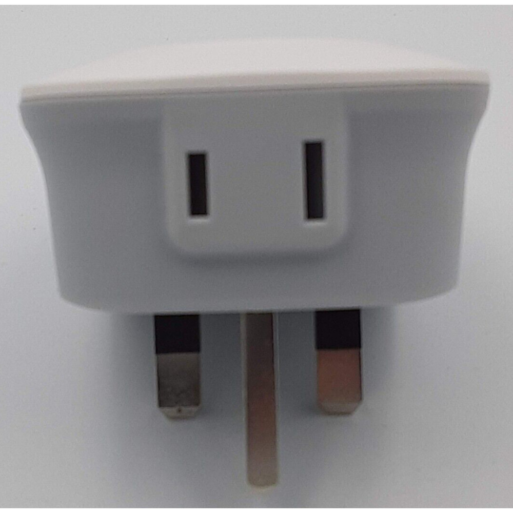 Vintar British Adapter Travel Plug US to UK 3 Pack With USB x 2 New